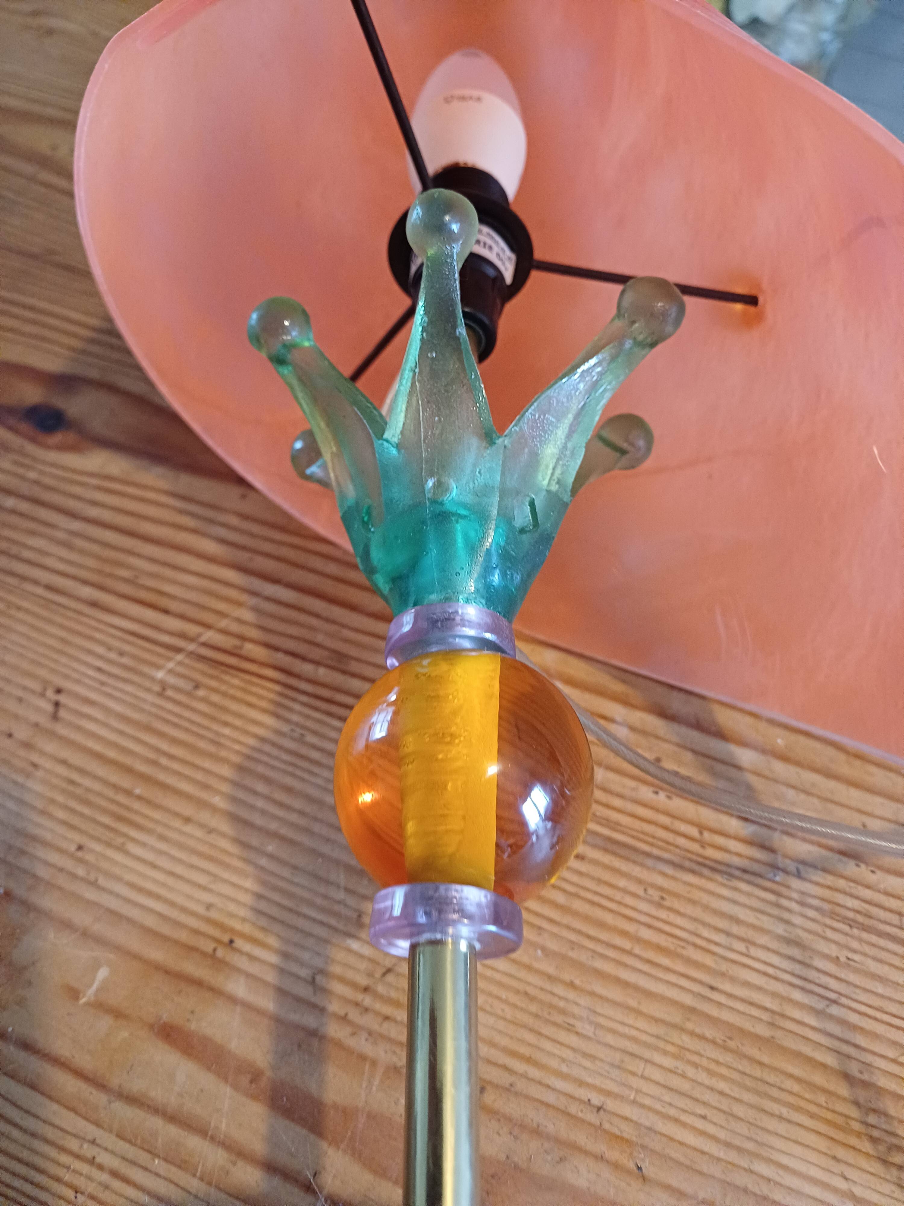 Lampe vintage plastique