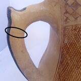 Moroccan Berber pitcher with geometric patterns