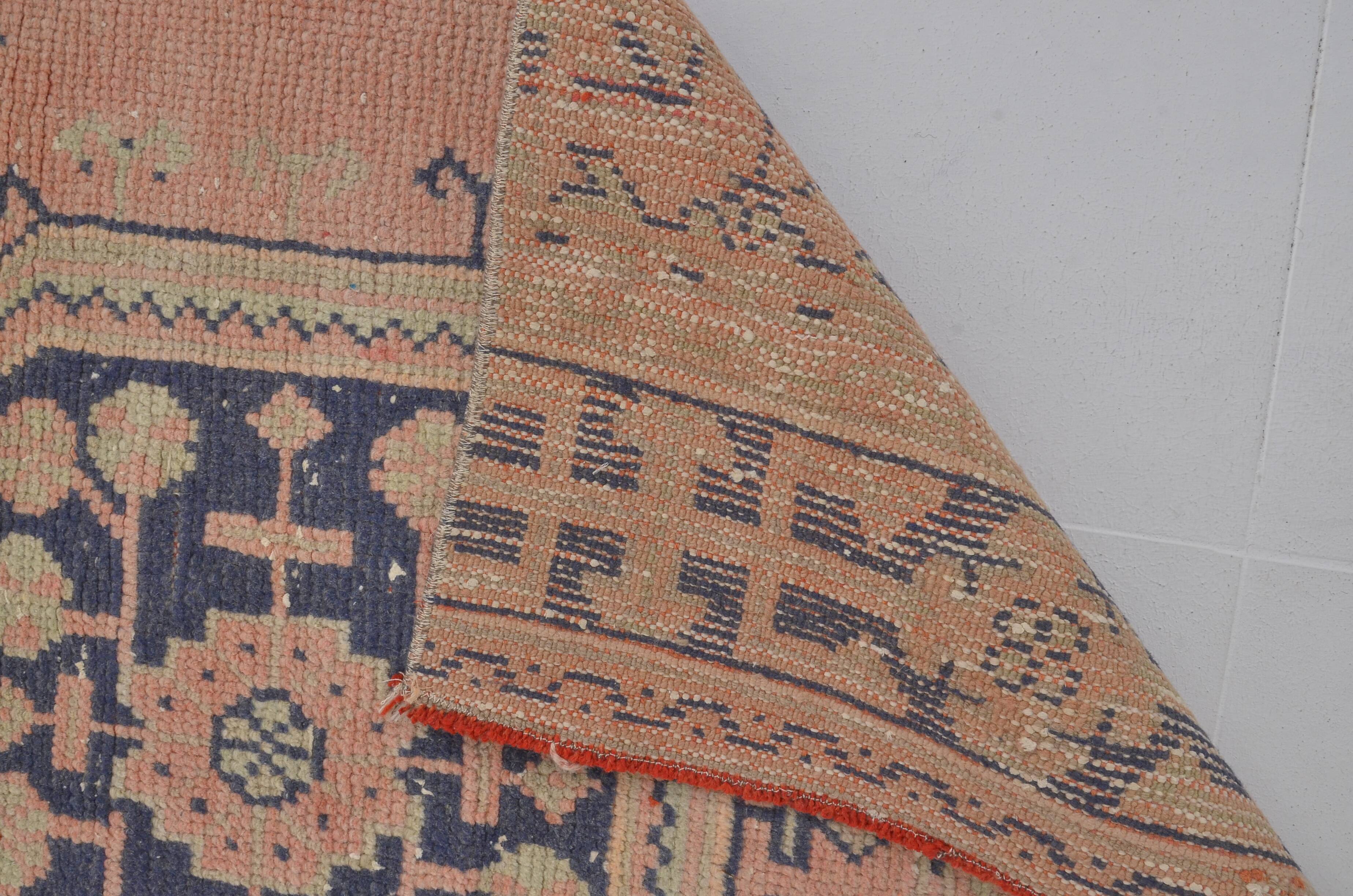 Turkish Vintage Runner Rug 2482