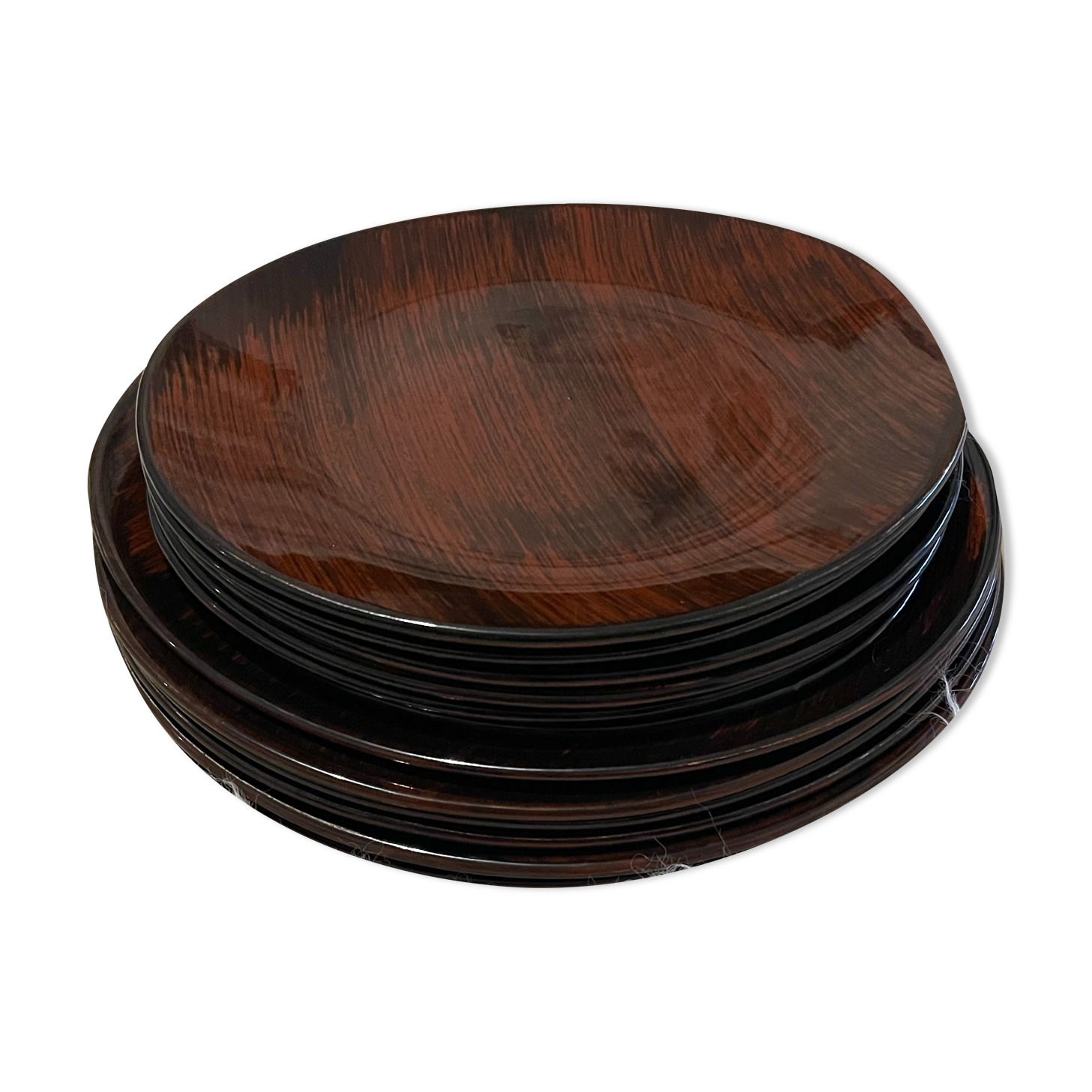 12 assiettes vintage 1970