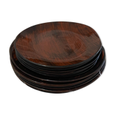 12 assiettes vintage 1970