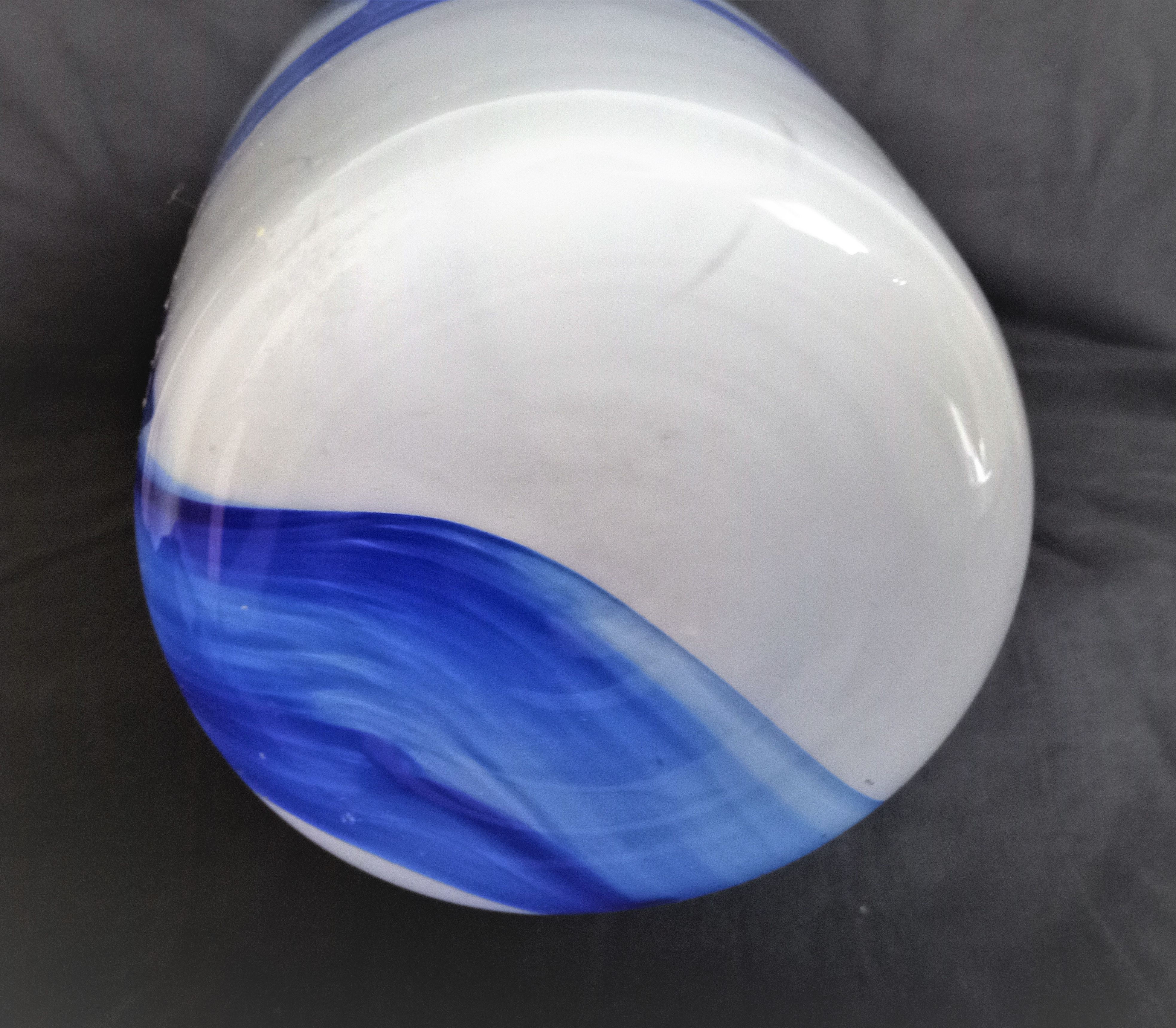 Large Murano glass soliflore vase, H - 38 cm.