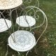 Suite de quatre chaises de jardin années 30