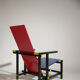 Armchair Red & Blue Gerrit Rietveld