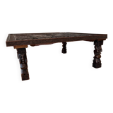 Table basse sculptée (africaine )