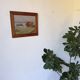 Framed oil painting fisherman L. Garcin