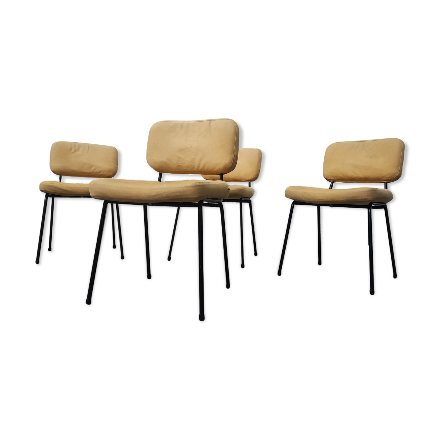 Set de 4 André Simard chairs