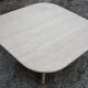 Table basse en travertin, années 1970