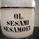 Old pharmacy/apothecary bottle ol sesami sesamoel 1900