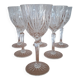 6 crystal white wine glasses from Arques, Sofia model.