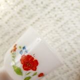 3 coquetiers Arcopal France fleurs coquelicot