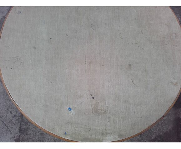 Table vintage en rotin