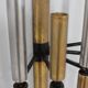 Stilnovo brass and aluminun tubes sconces 1950s