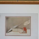 Art Deco illustration luxury car Delaunay Belleville by Charles Martin in 1924