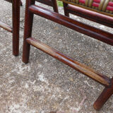 Lot of 5 folding bistro chairs of terrace type "parisian"