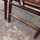 Lot of 5 folding bistro chairs of terrace type "parisian"