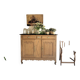 Buffet 3/4  chêne Drêche Flamande