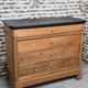 19th-century oak commode