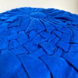 Vintage pleated round cushion