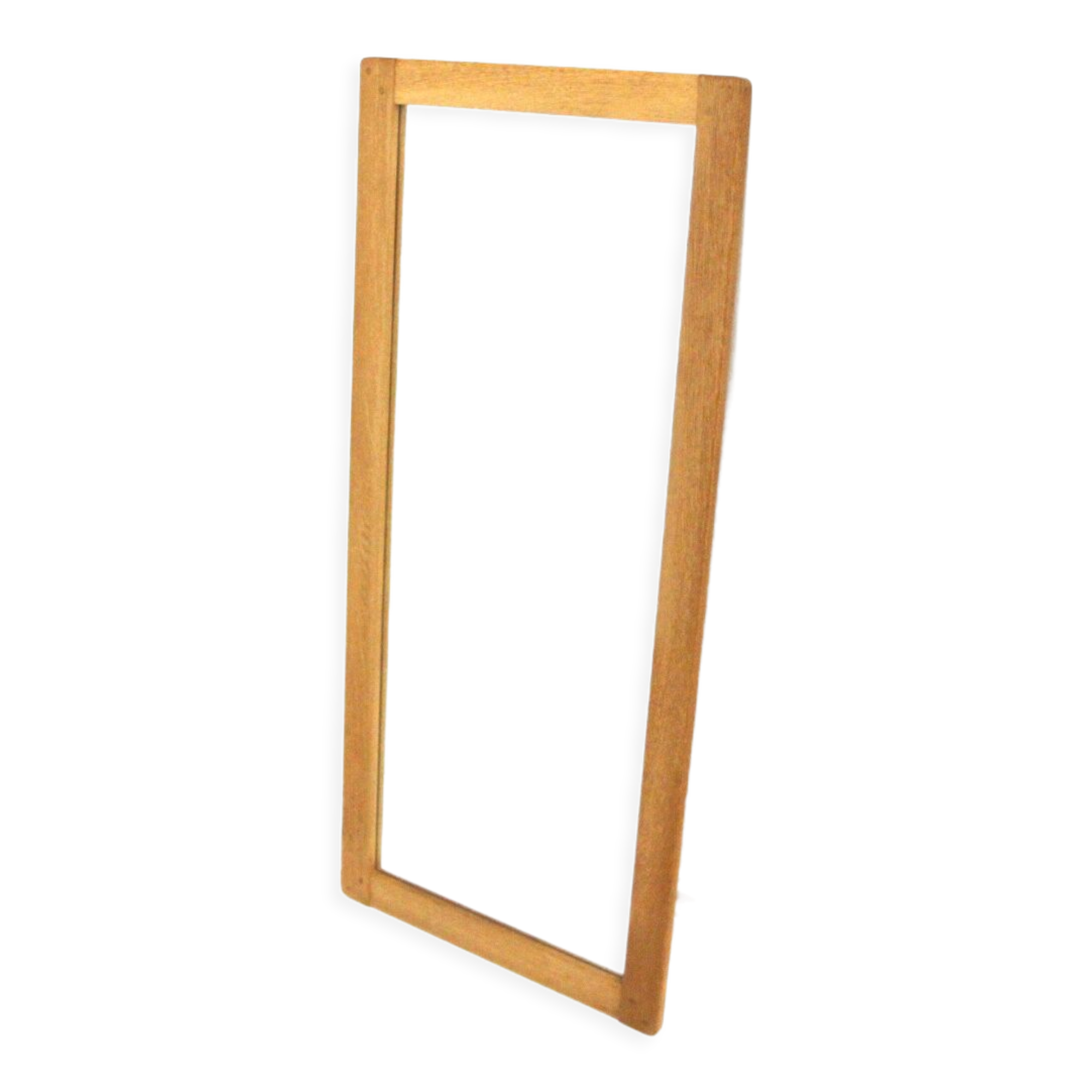 Scandinavian oak mirror, Sweden, 1960, 114cm x 52cm
