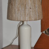Vintage stoneware bottle lamp