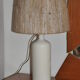 Lampe bouteille grès vintage