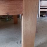 Rough wooden table