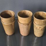 Lot de 6 Mugs en terre cuite : Digoin