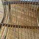 Rare pair of vintage rattan and wicker armchairs from the 1950s