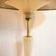 Brass and glass floor lamp by Tomaso Buzzi, Italy, 1950s.