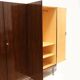 Large vintage rosewood wardrobe from the 1960s