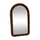 60s rope mirror attributed 38x64cm