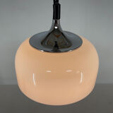 Mid Century White Pendant by Harvey Guzzini for Meblo, Italy