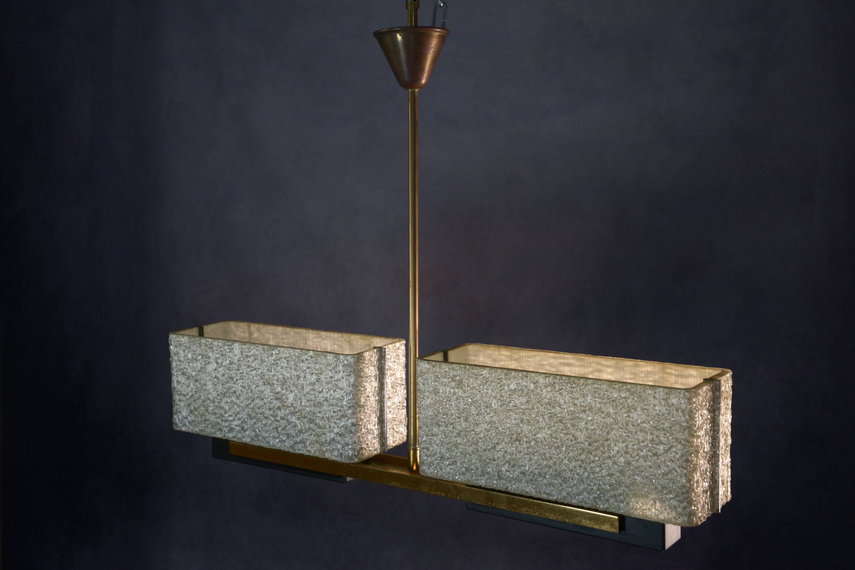 Designer chandelier model Paquebot from Maison Arlus 1950's