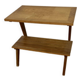Table desserte /Bout de canapé en bois