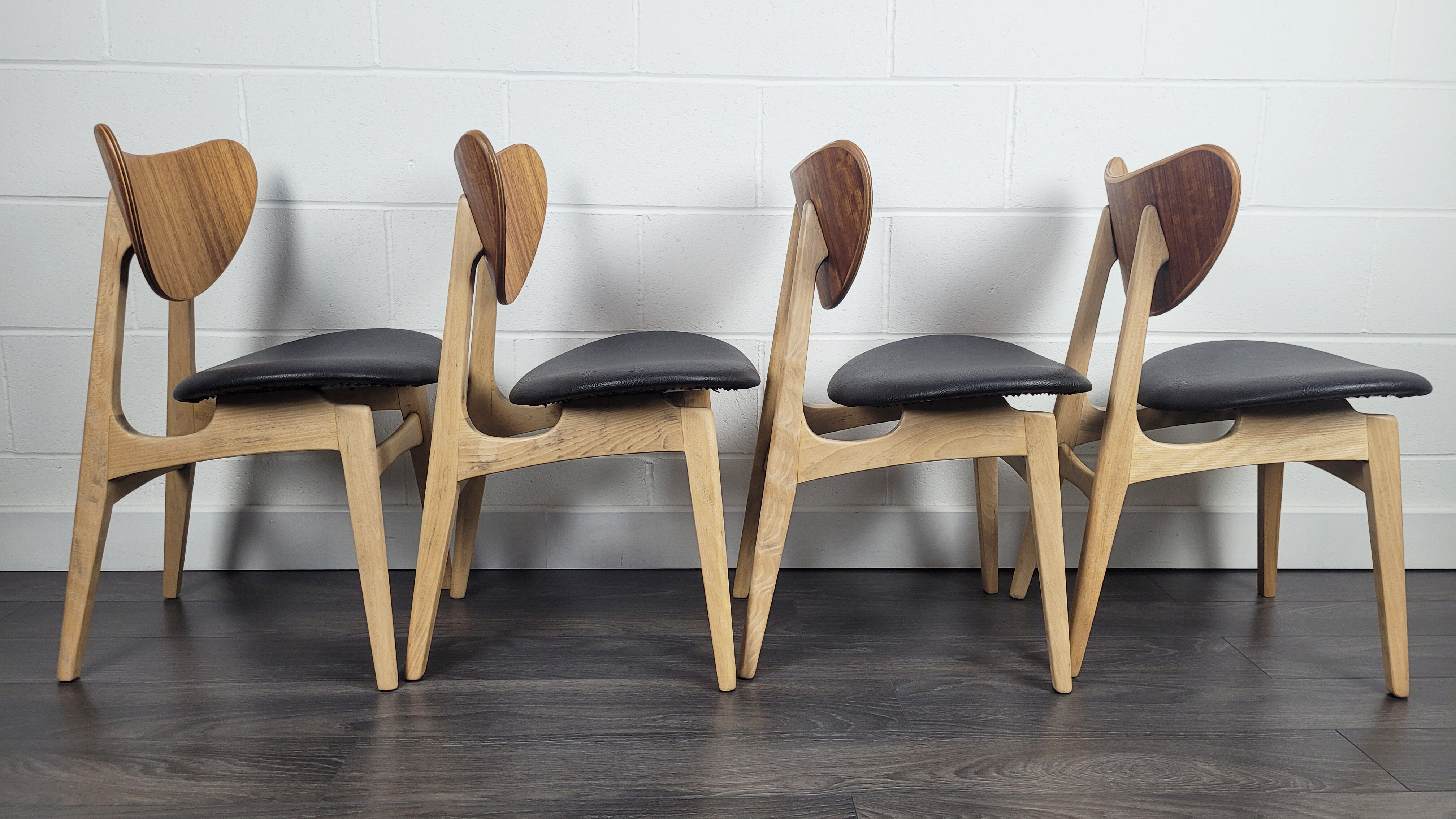 Set of 4 G Plan Butterfly Chairs, 1950s