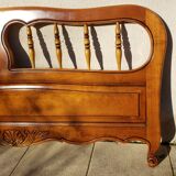 Louis XV style bed in cherry wood