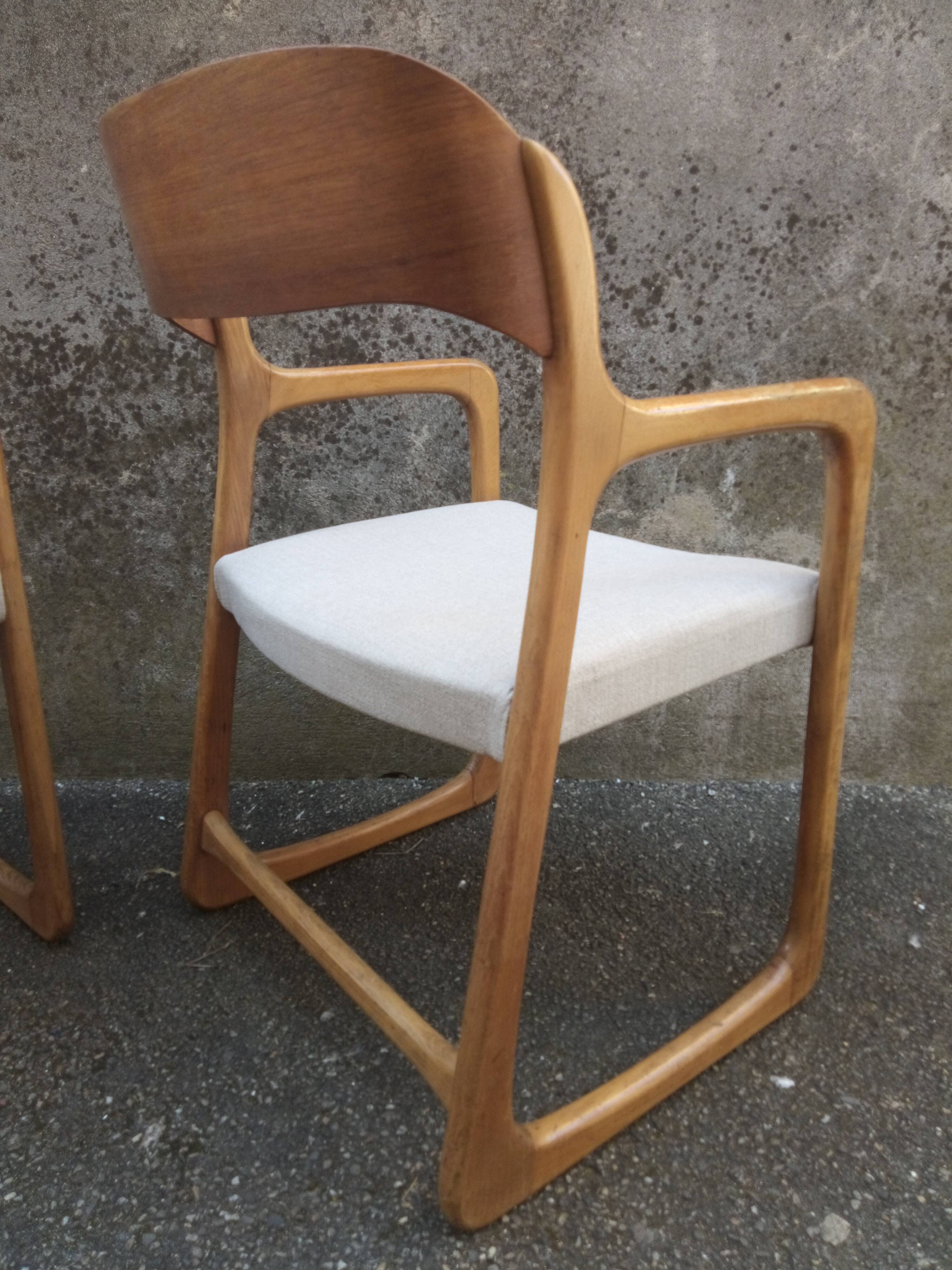 Pair of Baumann armchairs 1960