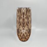 Vase de luxe fait à la main en verre de Murano des années 1970 par Maestro del Vetro.