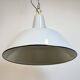 Lampe à Suspension Industrielle en Émail Gris de Philips, 1960s