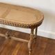 Wooden piano bench and cannage