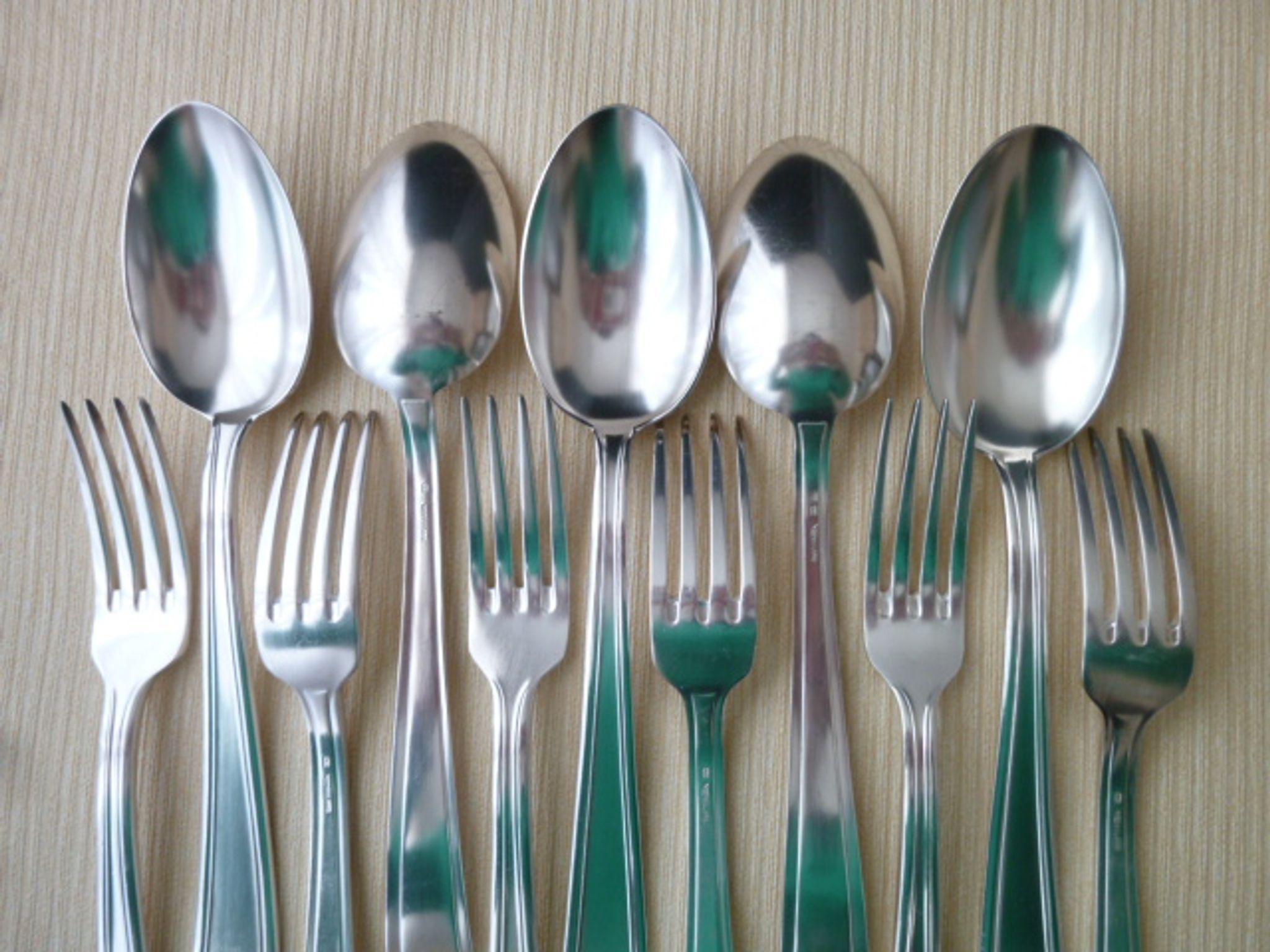 Silver metal housewife Art Deco Style Goldsmith Bolland Belgium