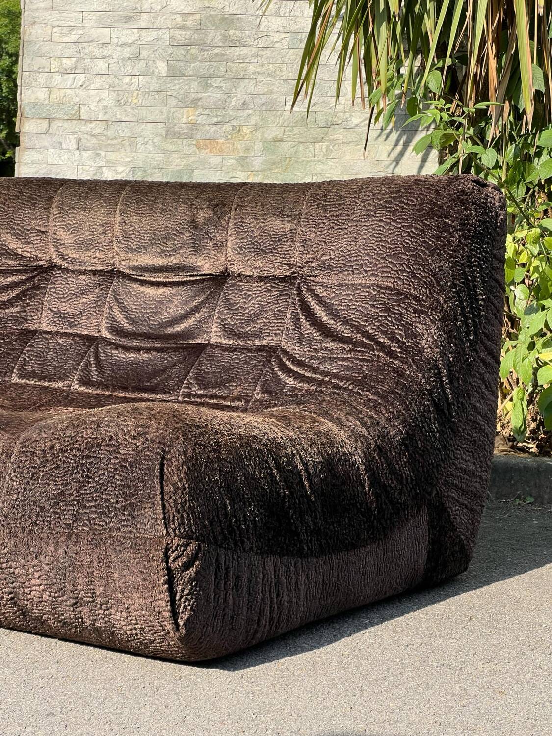 2-seater “Togo” style sofa/bench