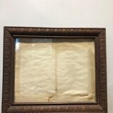 Wooden frame and glass