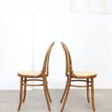 Chaise de bistrot vintage en bois courbé