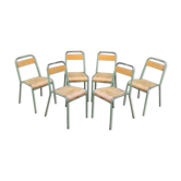 Set of 6 chairs school Stella