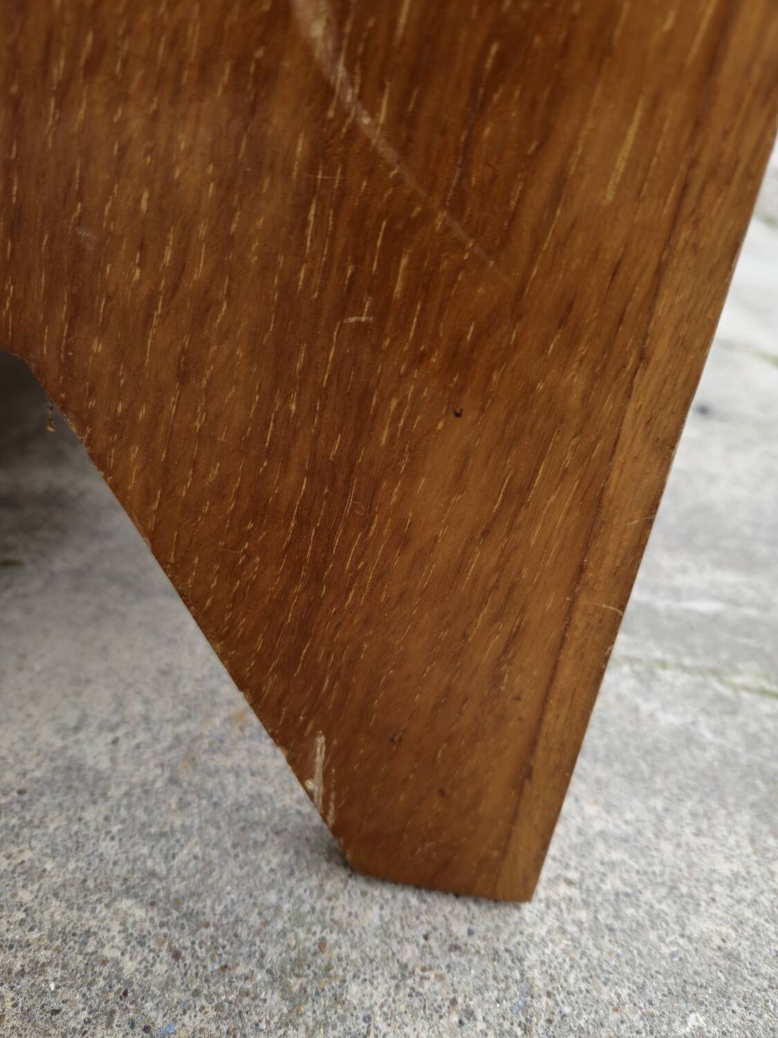 Vintage chest of drawers with compass feet, 1950s, 4 drawers