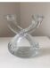 Beautiful crystal candlestick from Vannes Le Châtel