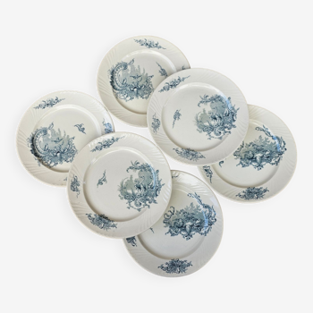 Lunéville “Rocailles” dinner plates