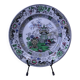 Decorative plate Creil and Montereau - Japanese Polychrome Decor 19th Century